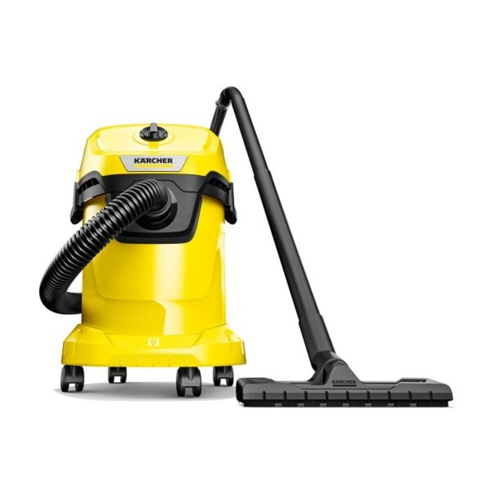 카처 건습식 업소용 진공청소기 WD3 V 17L 블랙+옐로우