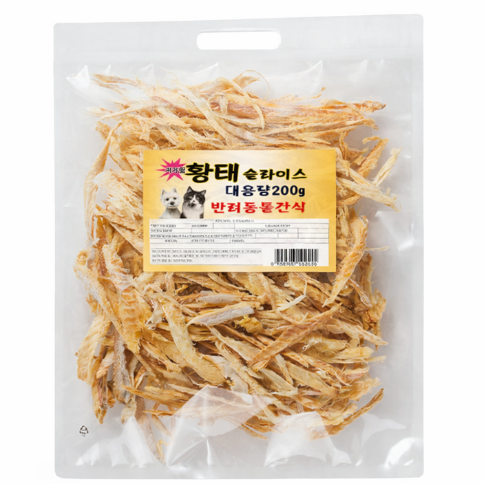 수제명가 대용량 강아지 황태 200g, 200g, 1개, 대용량 황태