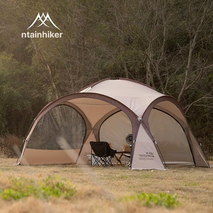 마운틴하이커 대형 돔쉘터 돔텐트 전용 도어 커튼 1장