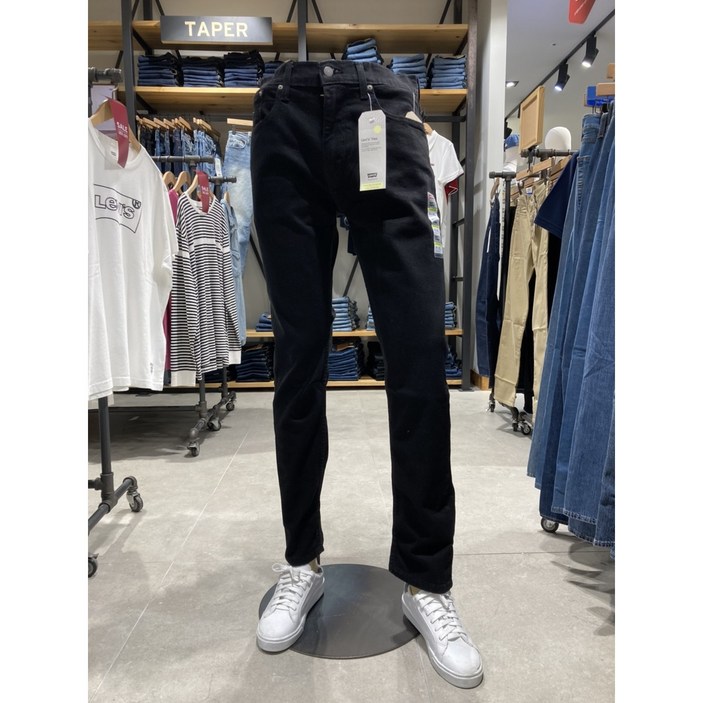 리바이스 LEVIS 502 테이퍼드 핏 스트레치 플렉스 블랙진 29507-0001