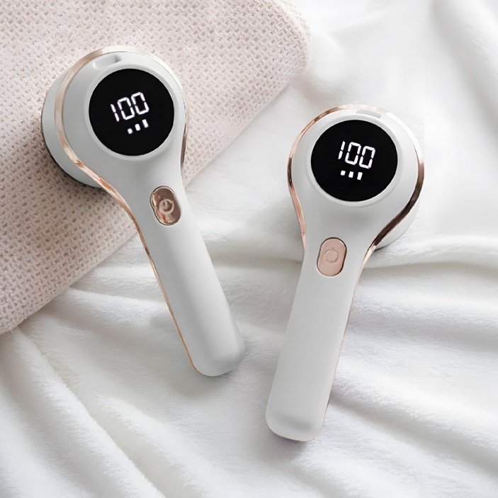 디프 휴대용 C타입 충전식 6중날 LCD 8000RPM 핸디형 보풀제거기, 보풀제거기