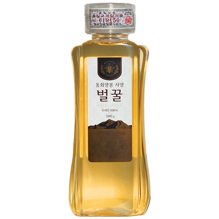 동화양봉 사양 벌꿀, 500g, 1개