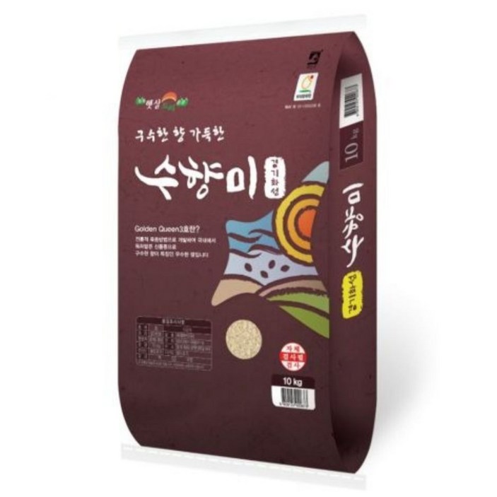 [올팜] 수향미 상등급 25년 햅쌀 최근도정 향미쌀 백미 누룽지향 10kg, 10kg, 1개, 상등급