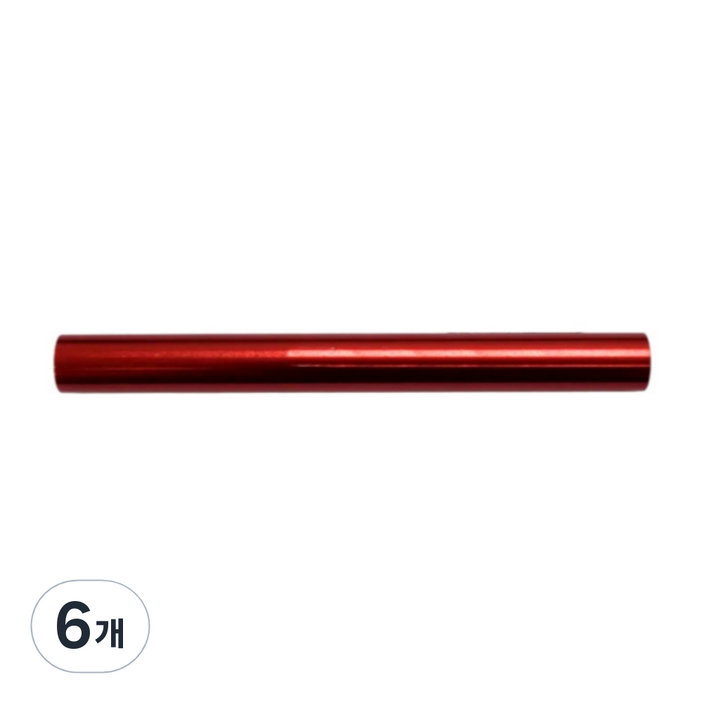 텐트 폴대 수리 키트 폴 부러짐 수선 응급 보수 튜브, 6개
