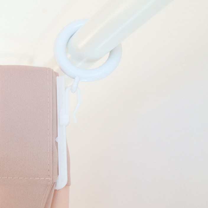 메종텍스타일 길이 조절되는 안전한 플라스틱 커튼핀 1.5 x 8.5 cm 30p