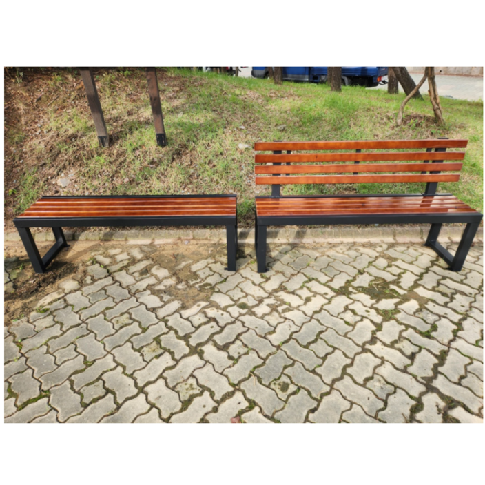 학교 운동장 야외벤치 관공서 공원 아파트 우드 평벤치 등받이 벤치