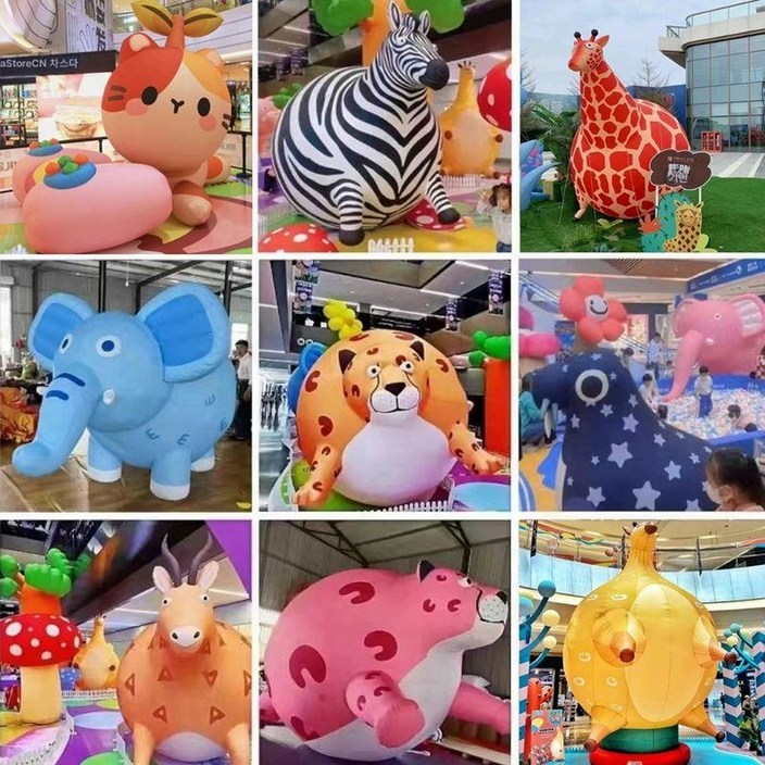 에어벌룬 2m 대형 팬더 달포토존 축제 우주인 풍선