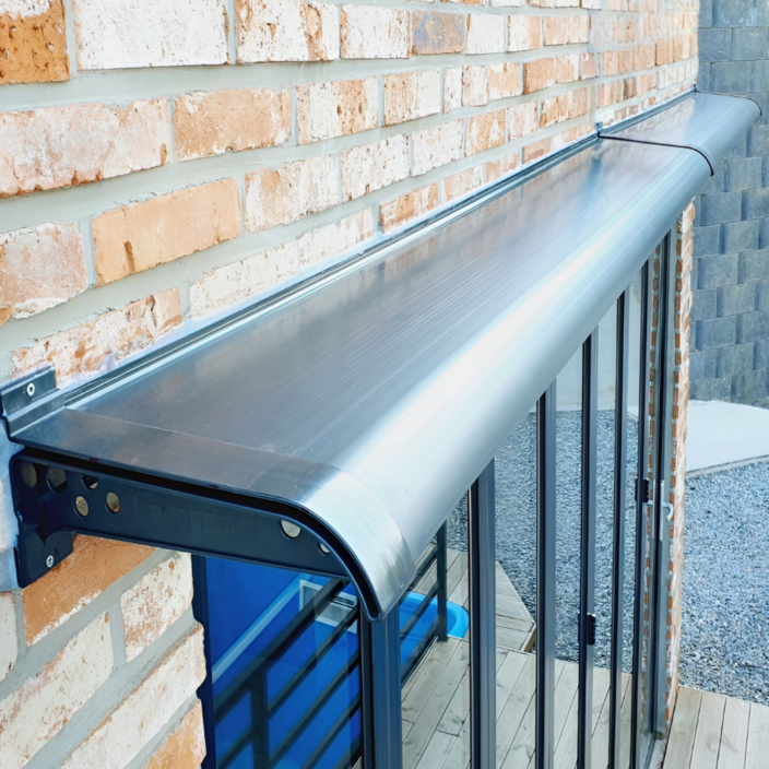 캐노보드 창문 차양 캐노피 비가림막 처마, 1세트, 브라운