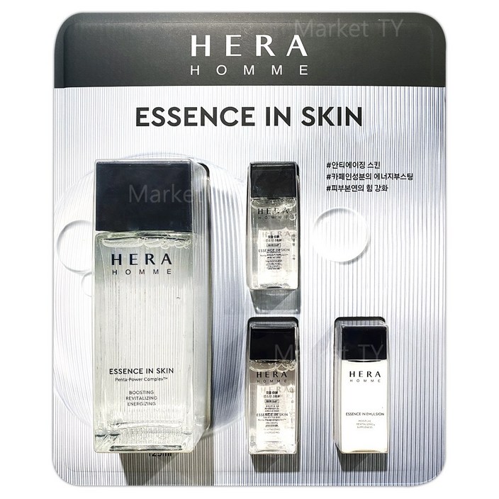 헤라 옴므 에센스 인 스킨 125ml 스킨 20ml X 2 에멀젼 20ml 헤라 옴므 에센스 인 스킨 125ml 스킨 20ml X 2 에멀젼 20ml