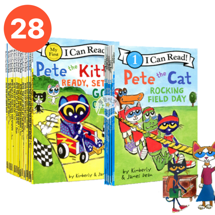국내무배 최신 I Can Read Pete The Cat 28권 아이캔리드 피트더캣 영어원서 음원제공 국내무배 최신 I Can Read Pete The Cat 28권 아이캔리드 피트더캣 영어원서 음원제공