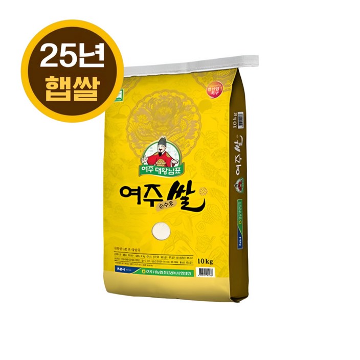 대왕님표 여주쌀 추청아끼바레 25년 햅쌀, 10kg, 1개, 상등급