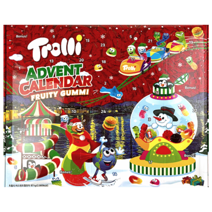 코스트코 크리스마스 어드벤트캘린더 트롤리 젤리