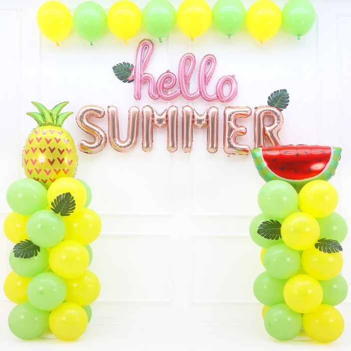 파티짱 여름 SUMMER 풍선 세트 파티 이벤트, 1개, hello SUMMER 여름풍선기둥세트트로피칼 파티짱 여름 SUMMER 풍선 세트 파티 이벤트, 1개, hello SUMMER 여름풍선기둥세트트로피칼