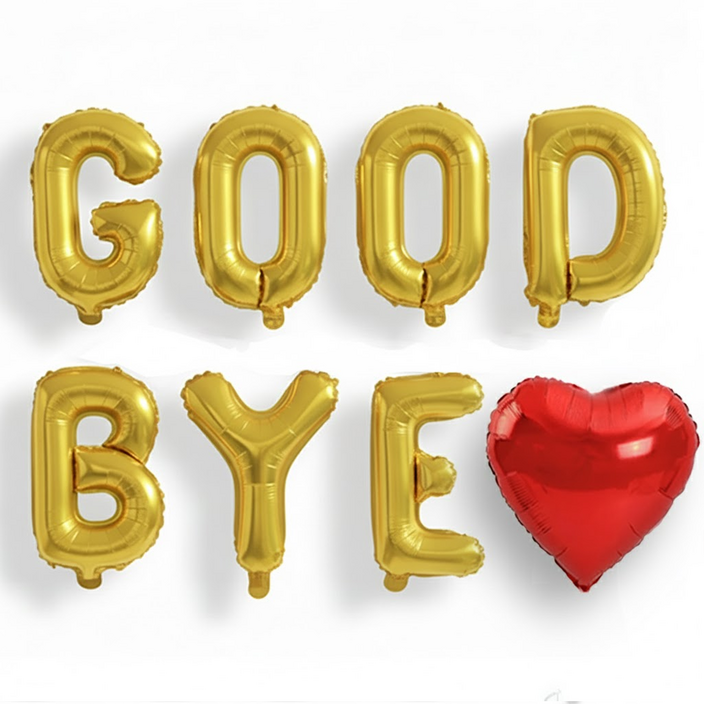 파파 파티 GOOD BYE 풍선 세트