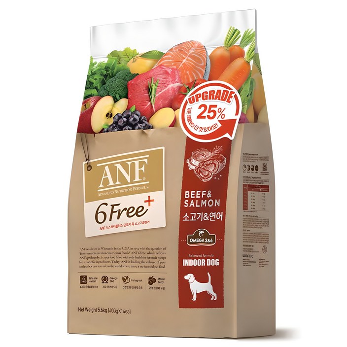 ANF 전연령 독 식스프리 플러스 레드 건식사료