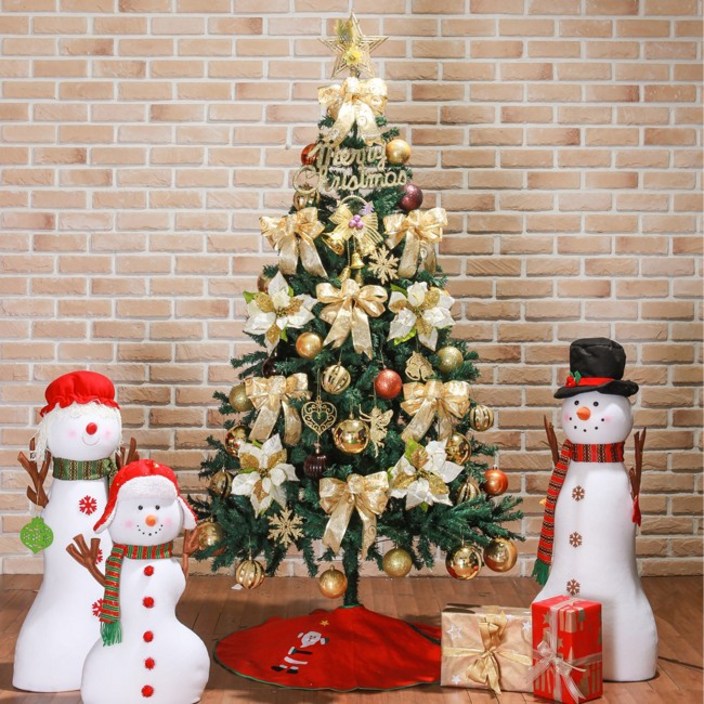 [도토로]180cm 카니발골드 스카치트리 풀세트, 상세페이지 참조