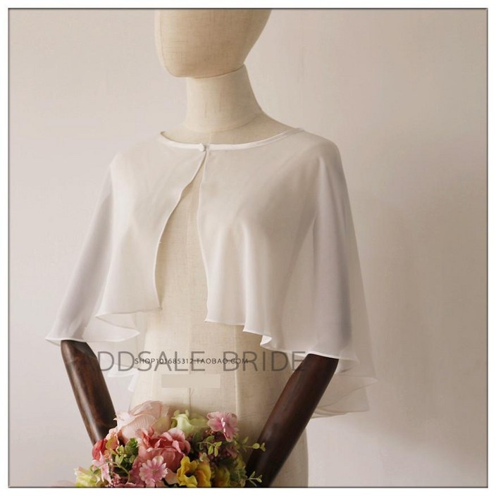 케이프 스타일 블라우스 여름 하객룩 우아한 쉬폰 정장 블라우스