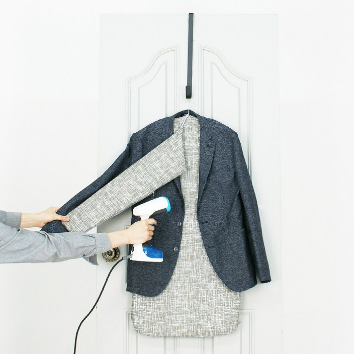 스팀다리미 폴더매트 다리미판 도어 후크팔 패드 그레이패브릭, 도어후크팔패드