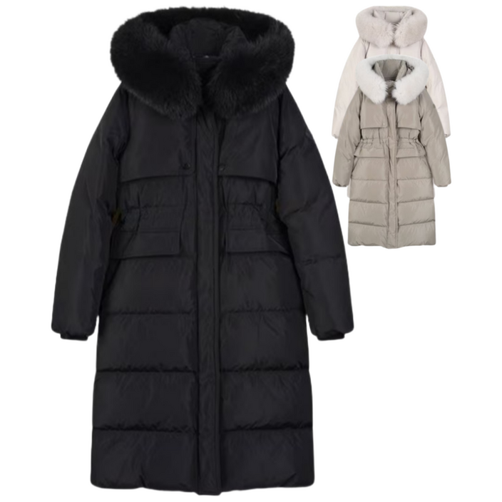 백화점발송 플라스틱아일랜드 여성 롱패딩 구스다운 데일리 출근 캠핑 여행 패딩 점퍼