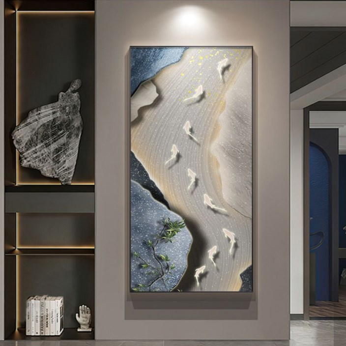 아르테리에 세로 그림액자 복들어오는 인테리어 그림