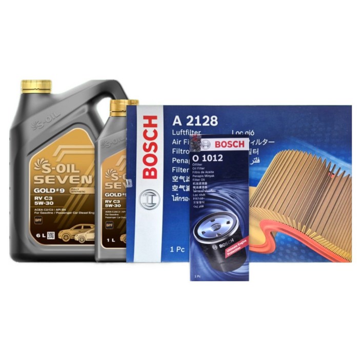 체어맨 H 뉴 클래식 W190 2.8 가솔린 엔진오일세트 세븐골드 9 RV C3 5W30