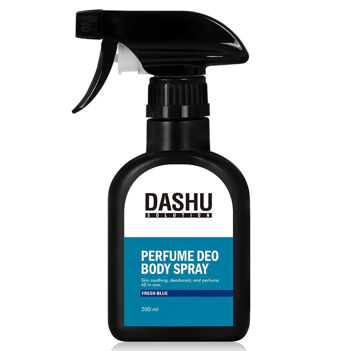 다슈 솔루션 퍼퓸 데오 바디스프레이 프레쉬 블루향, 200ml, 1개 다슈 솔루션 퍼퓸 데오 바디스프레이 프레쉬 블루향, 200ml, 1개
