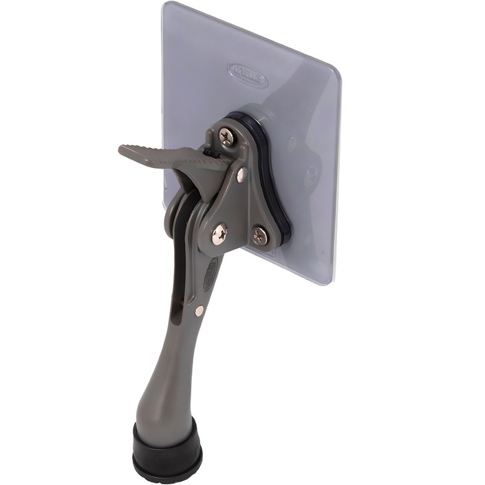 철물대장 무타공 원터치 말발굽 도어스토퍼 다크그레이