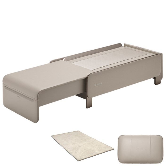 비렉스 척추베드  마사지쿠션  러그 방문설치, MBC01, 샴페인 베이지