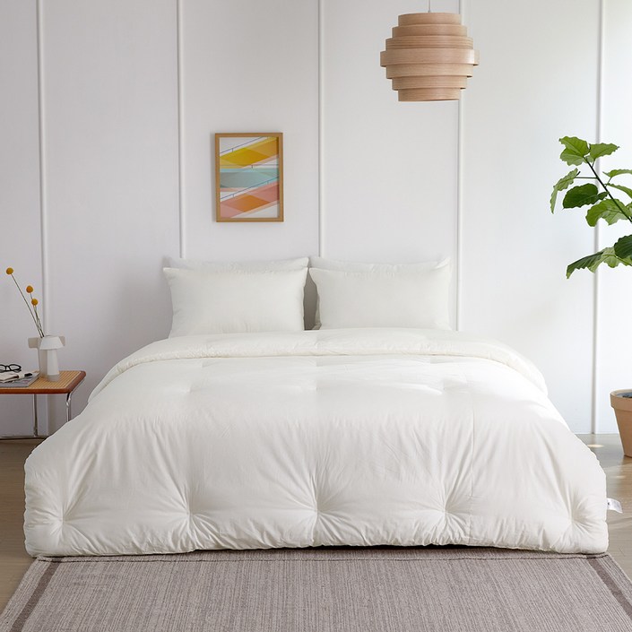 코멧 유아도 사용가능한 국내생산 오가닉 코튼 차렵이불