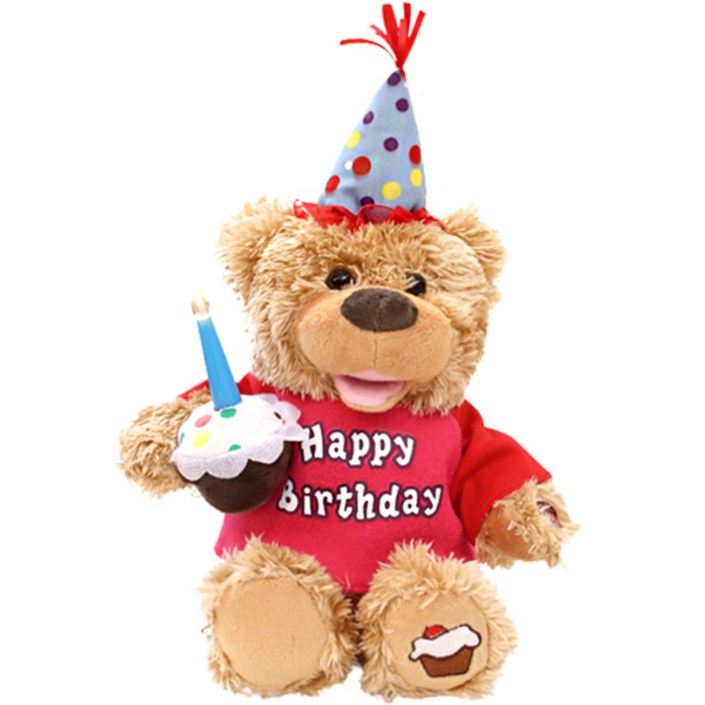 생일축하 노래 불러주는 테디 곰 인형