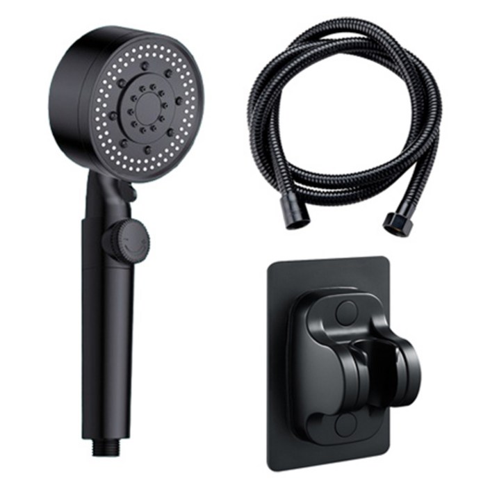 아리코 5단 수압조절 초강력 샤워기 헤드  호스  거치대 세트