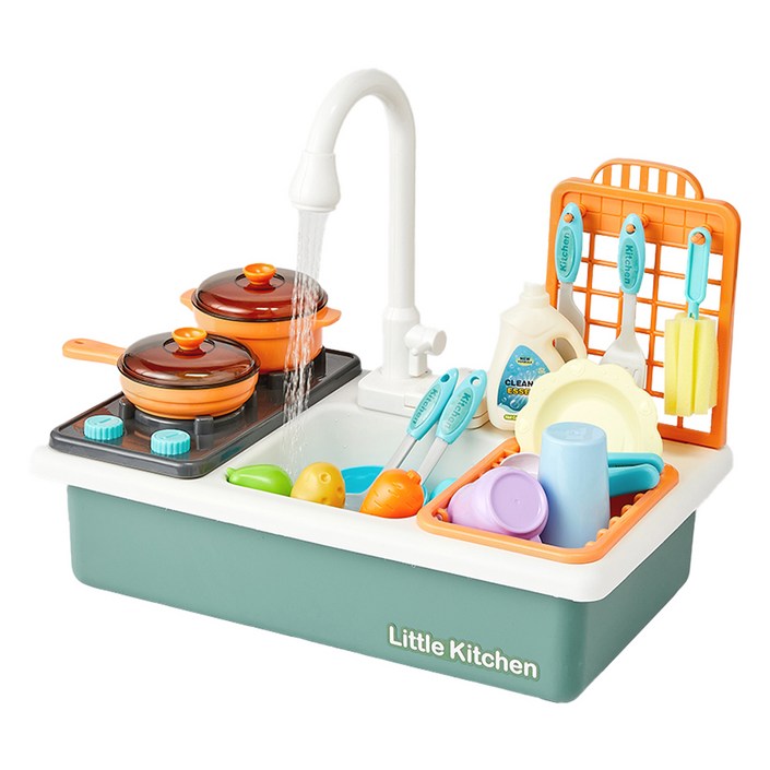 모던하우스 리틀키친 물 나오는 싱크대 놀이 세트