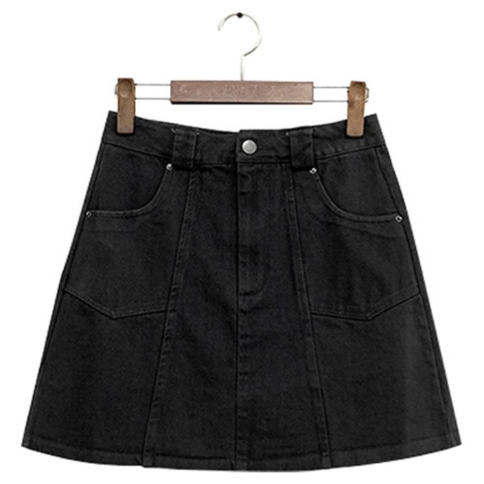 반에이크 피치 기모 미니 스커트