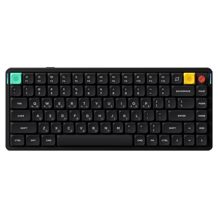 누피 로우 프로파일 블루투스 기계식 유무선 텐키리스 키보드, 저소음나노블러시축, AIR75 V3, 네뷸라 다크