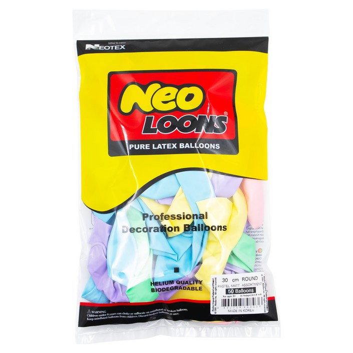 네오룬스 파스텔 매트 어소트먼트 50개입, 혼합색상, 1개