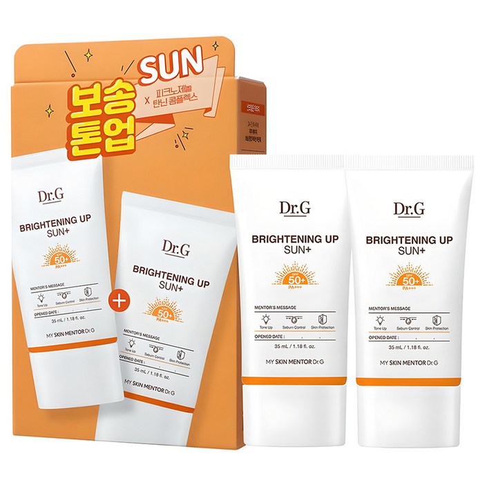 닥터지 브라이트닝 업 선 플러스 선크림 SPF50 PA, 35ml, 2개