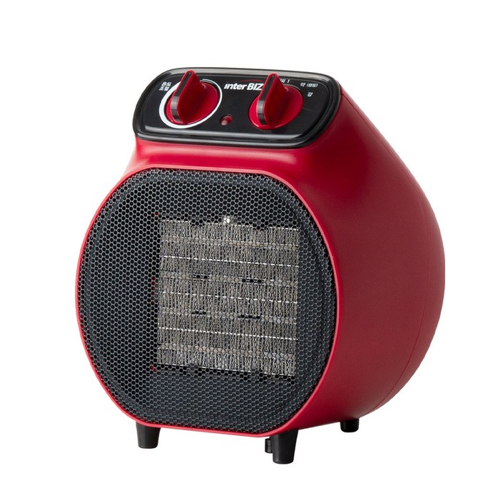 인터비즈 PTC 전기온풍기 캠핑겸용  전용가방, IB704R, 레드
