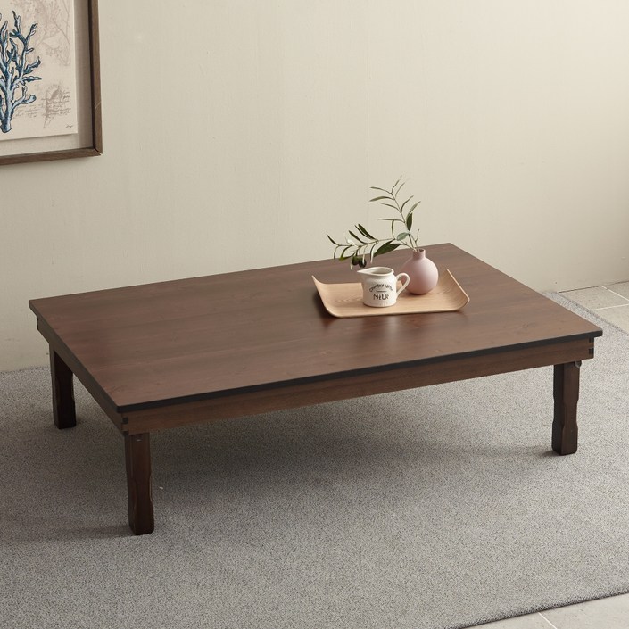 조은세상 네이처 엔틱 찻상, 브라운