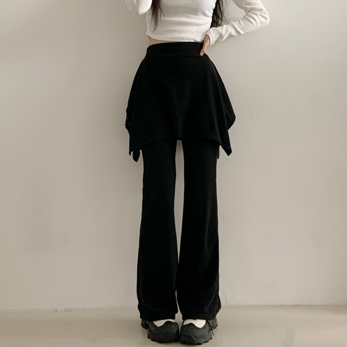 라라온 스판 언발 랩 스커트 팬츠 TSP2666