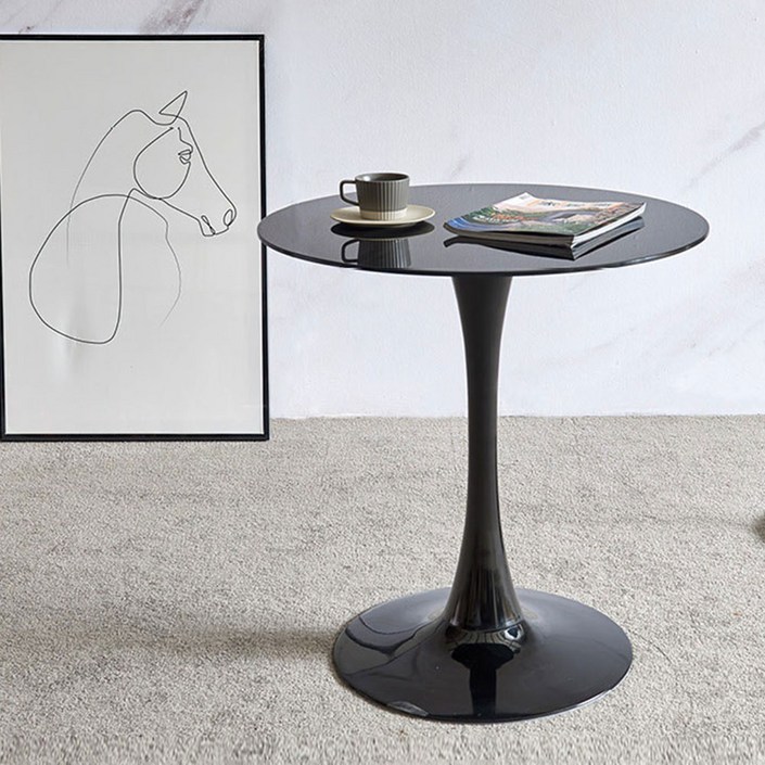 가구느낌 원형 우주 테이블