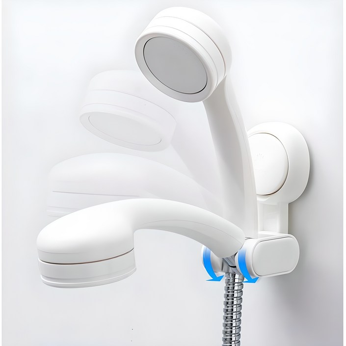 레디박스 모던심플 강력흡착 360도 각도조절 샤워기 거치대