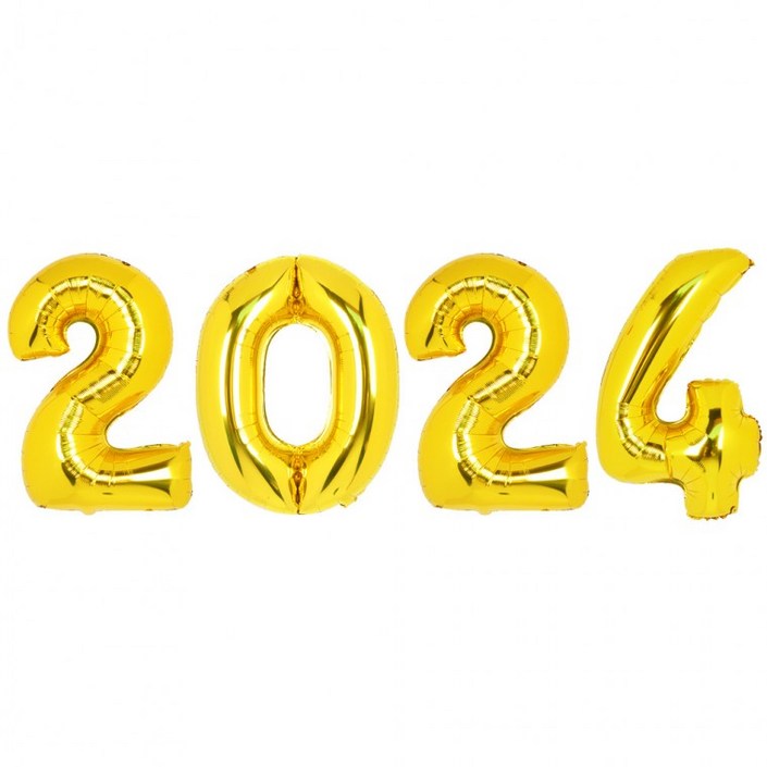 숫자은박풍선중2024패키지골드