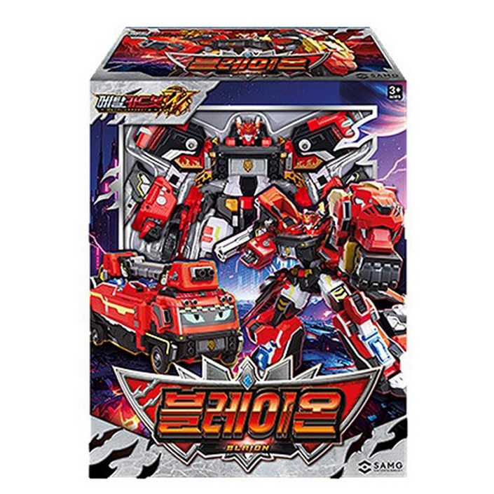 메탈카드봇W 블레이온, 1개, 레드외