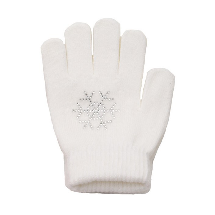 피겨 스케이트 장갑 미끄럼 방지 빙상장 방한 방풍 니트 T1066