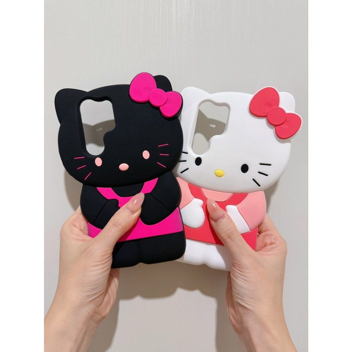 헬로키티 프렌즈 갤럭시 폰케이스 태닝키티 폰꾸미기 키티용품 여름 커플템 우정템 폰꾸