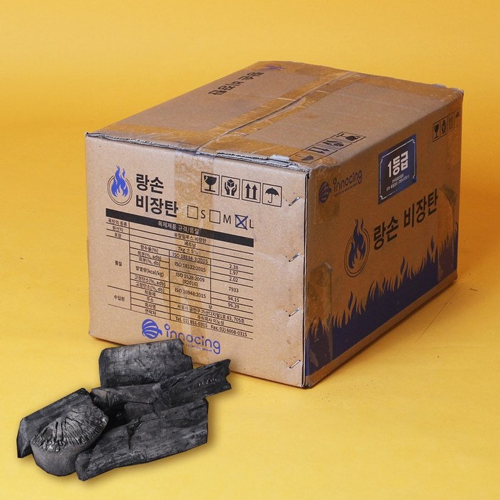바베큐숯 비장탄 7.5kg 10kg 두번구운 업소용 고기구이 캠핑숯 오래가는 불멍, 1개