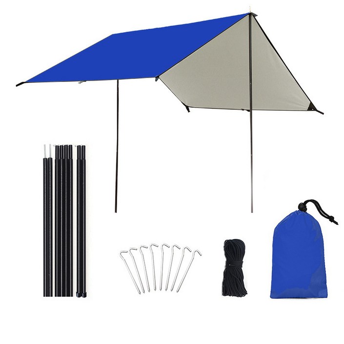 STARRY 아웃도어 홀리데이 타프 그늘막 방수 실버코팅