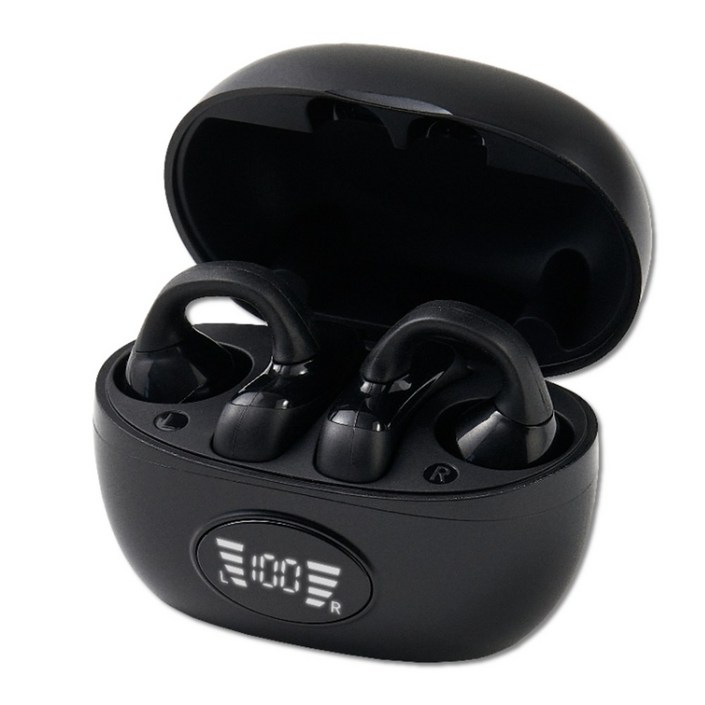 편안한 자유 볼티움 블루투스 오픈형 무선 이어폰 아쿠아핏 VTU7000, VTU7000, 블랙