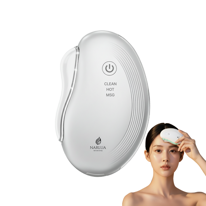 디프 EMS 온열 괄사 마사지기 얼굴 목 전신 리프팅 홈케어