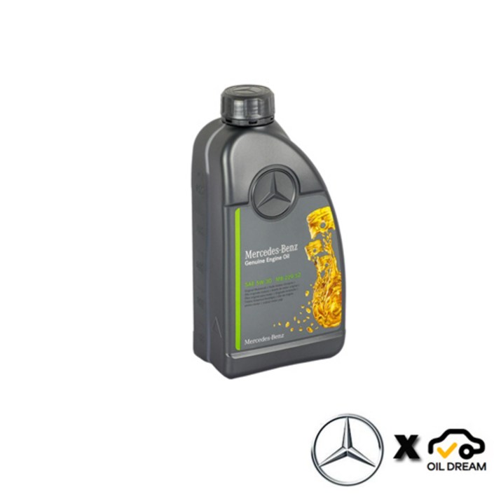 벤츠 엔진오일 1리터 디젤(5w30), 1개, 1L